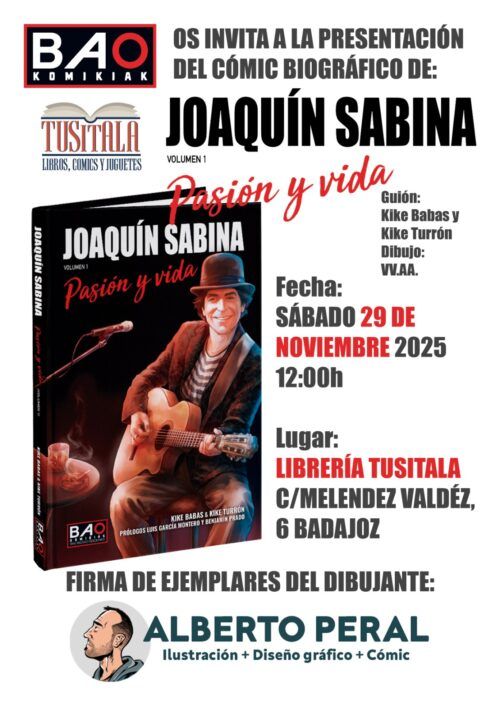 Joaquin Sabina comic